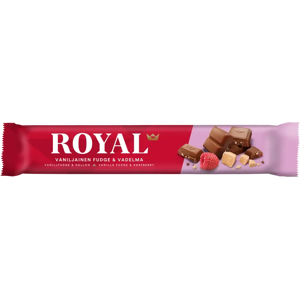 Royal Vaniljainen Fudge & Vadelma 45g Royal Vaniljainen Fudge & Vadelma 45g