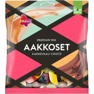 Malaco Aakkoset Karnevaali Choco makeissekoitus 280g Malaco Aakkoset Karnevaali Choco makeissekoitus 280g