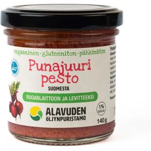Alavuden Öljynpuristamo punajuuripesto 140 g Alavuden Öljynpuristamo punajuuripesto 140 g