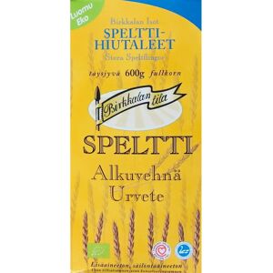 Birkkalan Tila Luomu isot spelttihiutaleet täysjyvä 600g Birkkalan Tila Luomu isot spelttihiutaleet täysjyvä 600g