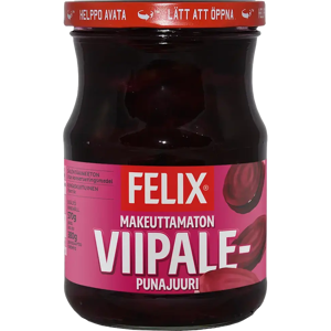 Felix makeuttamattomia viipalepunajuuria 570/380g Felix makeuttamattomia viipalepunajuuria 570/380g