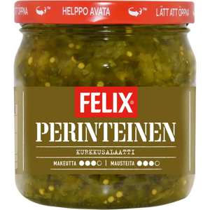 Felix perinteinen kurkkusalaatti 420g Felix perinteinen kurkkusalaatti 420g