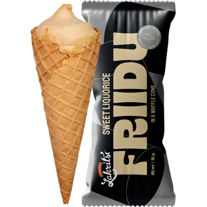 Friidu jäätelötuutti Sweet Liquorice 165ml/95g Friidu jäätelötuutti Sweet Liquorice 165ml/95g
