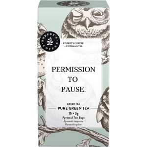 Roberts Coffee x Forsman tea Pure Green Tea Vihreä maustamaton tee 15x3g Roberts Coffee x Forsman tea Pure Green Tea Vihreä maustamaton tee 15x3g