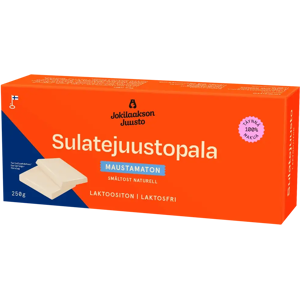 Jokilaakson Juusto Sulatejuustopala maustamaton 250g Jokilaakson Juusto Sulatejuustopala maustamaton 250g