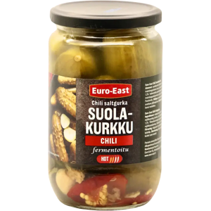Euro-East suolakurkku, chili 660 g/380g Euro-East suolakurkku, chili 660 g/380g