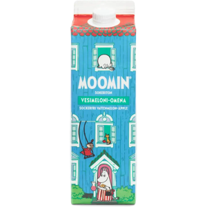 Moomin vesimeloni-omenajuoma sokeriton 1L Moomin vesimeloni-omenajuoma sokeriton 1L