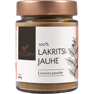 Foodin Lakritsijauhe 40g Foodin Lakritsijauhe 40g