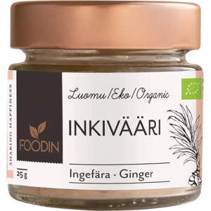 Foodin Inkiväärijauhe, luomu 25g Foodin Inkiväärijauhe, luomu 25g