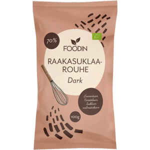 Foodin Raakasuklaamassa Dark 100g luomu Foodin Raakasuklaamassa Dark 100g luomu