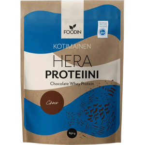 Foodin Kotimainen Heraproteiini, Suklaa 500g Foodin Kotimainen Heraproteiini, Suklaa 500g