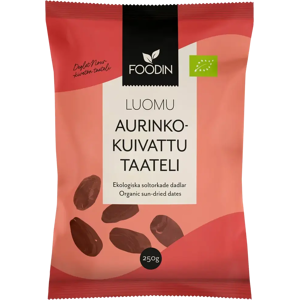 Foodin Aurinkokuivattu taateli luomu 250g Foodin Aurinkokuivattu taateli luomu 250g