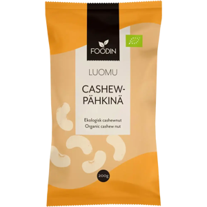 Foodin cashewpähkinä luomu 200g Foodin cashewpähkinä luomu 200g