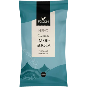 Foodin Guerande Merisuola, hieno 400g Foodin Guerande Merisuola, hieno 400g