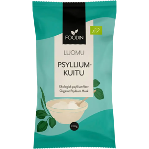 Foodin Psylliumkuitu luomu 120g Foodin Psylliumkuitu luomu 120g