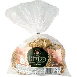 LAPIN LEIPOMO Hiuko Palat moniviljasämpylä 5kpl/300g LAPIN LEIPOMO Hiuko Palat moniviljasämpylä 5kpl/300g