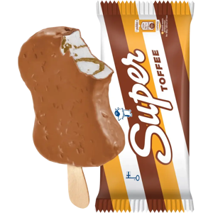 Super kermajäätelöpuikko Toffee 67g/1,0dl Super kermajäätelöpuikko Toffee 67g/1,0dl