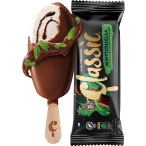 Classic Minttusuklaa kermajäätelöpuikko 76g/100ml Classic Minttusuklaa kermajäätelöpuikko 76g/100ml