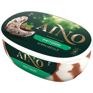 Aino Minttumuru kermajäätelö kotipakkaus 500g/900ml Aino Minttumuru kermajäätelö kotipakkaus 500g/900ml