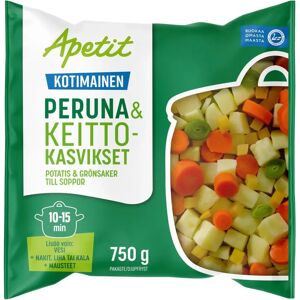 Apetit Kotimainen Peruna & keittokasvikset pakaste 750g Apetit Kotimainen Peruna & keittokasvikset pakaste 750g