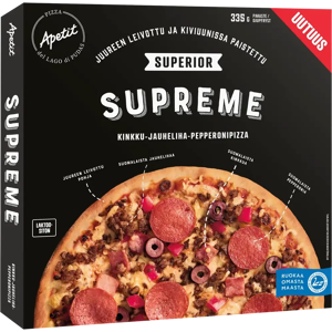 Apetit Superior Supreme pizza pakaste 335g Apetit Superior Supreme pizza pakaste 335g