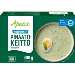 Apetit Kotimainen Pinaattikeitto pakaste 400g Apetit Kotimainen Pinaattikeitto pakaste 400g