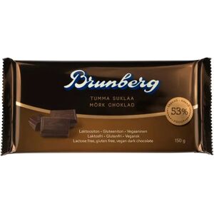 Brunberg Tumma suklaa laktoositon 150g Brunberg Tumma suklaa laktoositon 150g