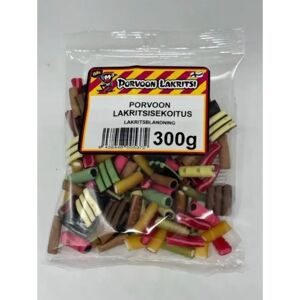 Porvoon Lakritsi lakritsisekoitus 300g Porvoon Lakritsi lakritsisekoitus 300g