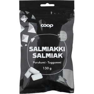Coop ksylitolipurukumi salmiakki 130 g Coop ksylitolipurukumi salmiakki 130 g