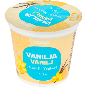 Coop vaniljajogurtti 150 g Coop vaniljajogurtti 150 g