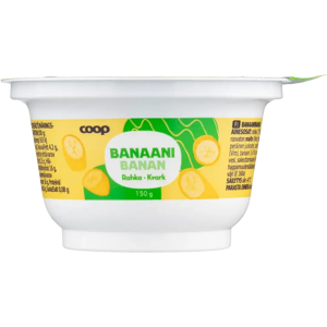 Coop banaanirahka 150 g Coop banaanirahka 150 g