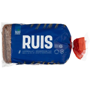 Kotimaista ruisleipäpalat 12 kpl 660 g Kotimaista ruisleipäpalat 12 kpl 660 g