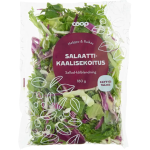 Coop Salaatti-kaalisekoitus 180 g Coop Salaatti-kaalisekoitus 180 g