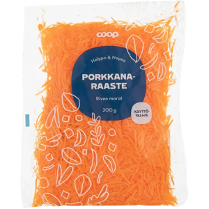 Coop Porkkanaraaste 200 g Coop Porkkanaraaste 200 g