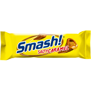 Smash ! salt karamell suklaapatukka 40g Smash ! salt karamell suklaapatukka 40g