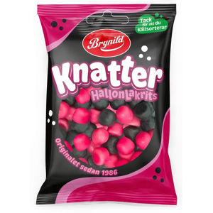 Brynild Knatter Vadelma & Lakritsi makeisraesekoitus 80g Brynild Knatter Vadelma & Lakritsi makeisraesekoitus 80g
