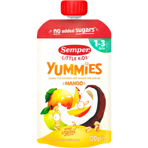 Semper Yummies smoothie mango 120g 1-3 vuotiaille Semper Yummies smoothie mango 120g 1-3 vuotiaille