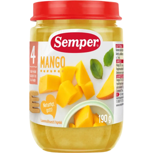 Semper Mango 4kk hedelmäsose 190g Semper Mango 4kk hedelmäsose 190g