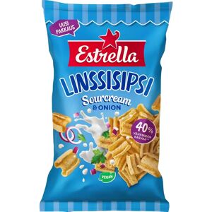 Estrella Linssisipsi Kermaviili & Sipuli 110g Estrella Linssisipsi Kermaviili & Sipuli 110g