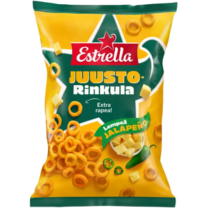Estrella Juusto Rinkula Lempeä Jalapeno 200g Estrella Juusto Rinkula Lempeä Jalapeno 200g