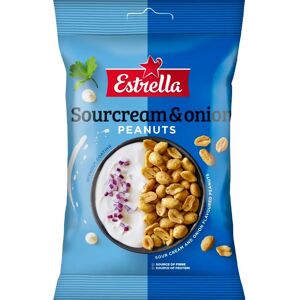 Estrella Sourcream & Onion Maapähkinät 140g Estrella Sourcream & Onion Maapähkinät 140g
