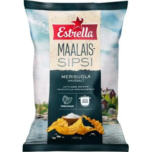 Estrella Maalaissipsi Merisuola 180g Estrella Maalaissipsi Merisuola 180g