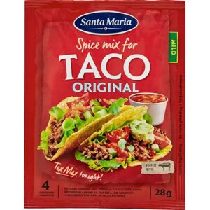 Santa Maria Taco Spice Mix mausteseos jauhelihalle 28 g Santa Maria Taco Spice Mix mausteseos jauhelihalle 28 g