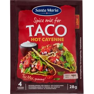 Santa Maria - Taco mausteseos Hot Cayenne - 28 g - Mausteseos Santa Maria - Taco mausteseos Hot Cayenne - 28 g - Mausteseos