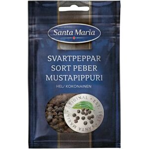 Santa Maria kokonainen Mustapippuri, pussi 22g Santa Maria kokonainen Mustapippuri, pussi 22g