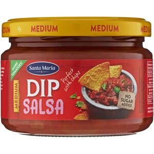 Santa Maria Salsa Dip Medium texmex-dippikastike 250 g Santa Maria Salsa Dip Medium texmex-dippikastike 250 g