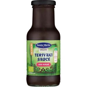 Santa Maria Organic Teriyaki Less Sugar, Teriyakikastike vähemmän sokeria 250ml Santa Maria Organic Teriyaki Less Sugar, Teriyakikastike vähemmän sokeria 250ml