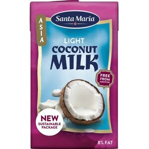Santa Maria 250ml Coconut Milk Light kookosmaito Santa Maria 250ml Coconut Milk Light kookosmaito