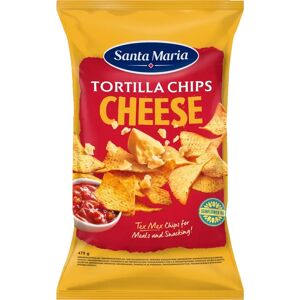 Santa Maria Tortilla Chips Cheese juuston makuiset maissitortillalastut 475 g Santa Maria Tortilla Chips Cheese juuston makuiset maissitortillalastut 475 g
