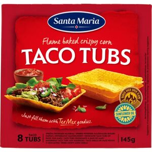 Santa Maria Taco Tubs tacokuoret 8 kpl, 145 g Santa Maria Taco Tubs tacokuoret 8 kpl, 145 g